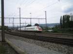 Der ICN RABDe 500 021 ''Jeremias Gotthelf'' fuhr am 13.8.05 durch Dietikon.