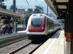 SBB - ICN Jean Piaget bei der durchfahrt im Bahnhof Dornach am 31.08.2013