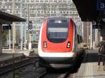 SBB - ICN Niklaus Riggenbach bei der einfahrt im Bahnhof Biel am 11.02.2016