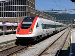 SBB - ICN Henry Dufaux bei der einfahrt im Bahnhof Delemont am 09.07.2016