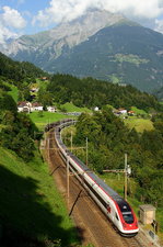 Der ICN 877 von Zürich Hbf.