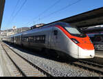 SBB - RABe 501 001-8 in Lugano am 17.12.2021