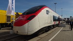 Der neue SBB-Schnellfahrzug mit dem Namen  Giruno RABe 501 von Stadler auf der berliner Innotrans 2016.