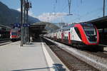 Der neue IC der SBB Twindexx RABDe 502 002 auf Testfahrt in Chur.31.05.17