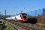 RABe 502 209-5 Twindexx fährt Richtung Bahnhof Itingen.