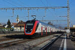 RABDe 502 003-2 Twindexx durchfährt den Bahnhof Rupperswil.