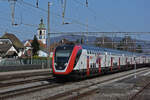 RABDe 502 019-9 Twindexx durchfährt den Bahnhof Rupperswil.