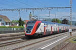 RABe 502 213-7 Twindexx durchfährt den Bahnhof Rupperswil.