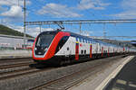 RABe 502 405-9 Twindexx durchfährt am 15.09.2025 den Bahnhof Rothrist.