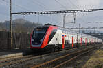RABe 502 226-9 Twindexx durchfährt am 02.02.2026 den Bahnhof Gelterkinden.