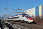 ETR 503 021-4 fährt Richtung Bahnhof Itingen.