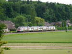 SBB - RE nach Biel mit einem Triebzug RABe 511 unterwegs bei Busswil am 03.06.2017