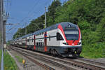 RABe 511 020 fährt Richtung Bahnhof Möhlin. Die Aufnahme stammt vom 09.06.2018.