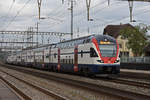 RABe 511 057 durchfährt den Bahnhof Rupperswil.