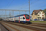 RABe 511 068 durchfährt den Bahnhof Rupperswil.