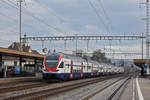 RABe 511 068 durchfährt den Bahnhof Rupperswil.