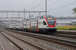 RABe 511 123 KISS durchfährt den Bahnhof Rupperswil.