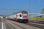 RABe 511 054 KISS durchfährt den Bahnhof Rupperswil.