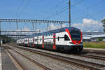 RABe 511 102 KISS durchfährt den Bahnhof Rupperswil.