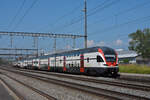 RABe 511 014 KISS durchfährt den Bahnhof Rupperswil.