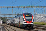 RABe 511 117 KISS durchfährt den Bahnhof Rupperswil.