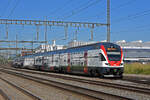 RABe 511 024 KISS durchfährt den Bahnhof Rupperswil.