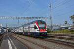 RABe 511 031 KISS, auf der S11, durchfährt den Bahnhof Rupperswil.