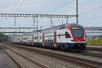 RABe 511 007 KISS durchfährt den Bahnhof Rupperswil.