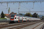 RABe 511 016 KISS durchfährt den Bahnhof Rupperswil.