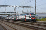 RABe 511 029 KISS durchfährt den Bahnhof Rupperswil.