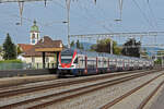 RABe 511 044 KISS durchfährt den Bahnhof Rupperswil.