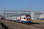 RABe 511 008 KISS durchfährt den Bahnhof Rupperswil.