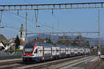 RABe 511 005 KISS durchfährt den Bahnhof Rupperswil.