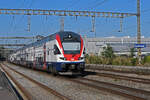 RABe 511 034 KISS durchfährt am 22.08.2023 den Bahnhof Rupperswil.