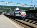  SBB - Testzug  RABe 511 001 im Personenbahnhof Biel am 15.06.2012