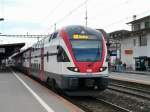 SBB - Triebzug RABe 511 105-4 beim verlassen des Bahnhof Renens am 11.01.2014