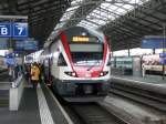 SBB - Triebzug RABe 511 113-8 im Bahnhof Lausanne am 11.01.2014