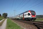 511 019 als Ersatzzug nach Zürich bei Eglisau am 27.09.2014