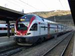 SBB - Triebzug RABe 511 026-2 im Bahnhof Biel am 20.12.2014