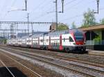 SBB - Triebzug RABe 511 022-1 bei der durchfahrt im Bahnhof Rupperswil am 11.07.2015