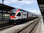 SBB - Triebzug RABe 511 105-4 im Bahnhof Schaffhausen am 12.07.2015