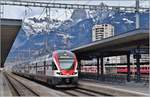 RE5070 mit 511 024 nach Zürich HB in Landquart.