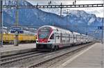 RE5070 mit 511 024 nach Zürich HB in Landquart.