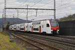 RABe 512 023-8 KISS durchfährt am 24.02.2025 den Bahnhof Gelterkinden.