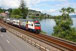 Doppeldecker 514 049 am Zrichsee bei Richterswil - 27/06/2012