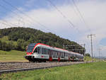 RABe 520 007-1 Boniswil als S36 Waldshut - Bülach am 13.08.2020 bei Eglisau