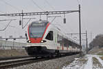 RABe 521 028, auf der S3, fährt Richtung Bahnhof SBB.