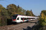 521 207-2 und 521 209-0 als SBB87692 (Konstanz-Engen) bei Mühlhausen 15.10.18