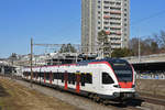 RABe 521 010, auf der S3, fährt Richtung Bahnhof SBB.