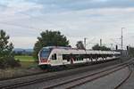 Einfahrt am 20.09.2017 von RABe 521 202  seehas  als R (Konstanz - Engen) und zusammen mit RABe 521 209  seehas  in den Bahnhof von Welschingen-Neuhausen.